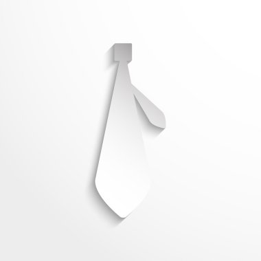 Kravat. Vektör simgesi.