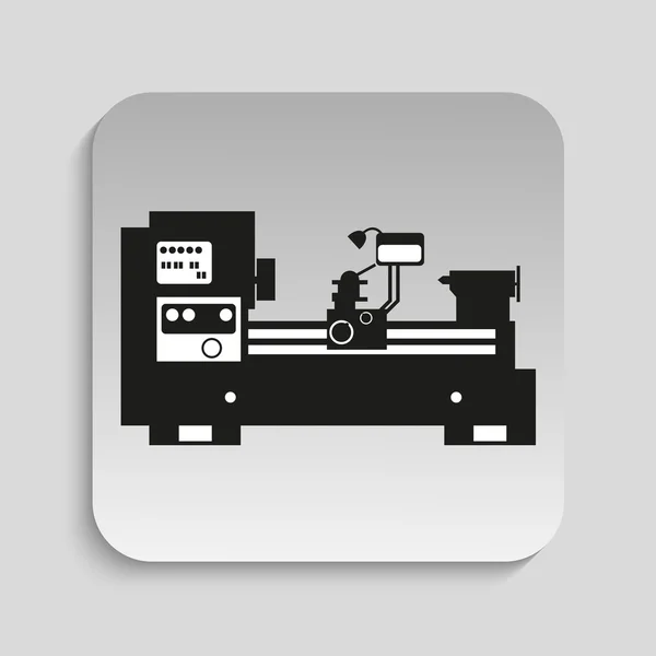 Equipo industrial. Máquina. Icono del vector . — Vector de stock