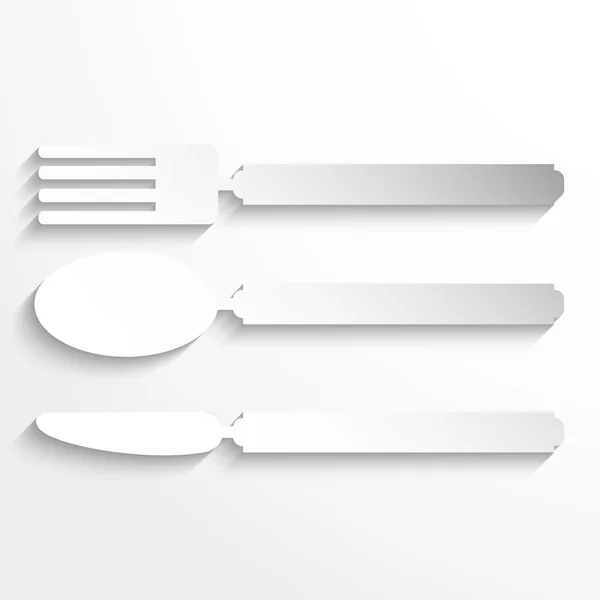 Cutlery. Kitchen utensils. Vector icon. — Stock Vector