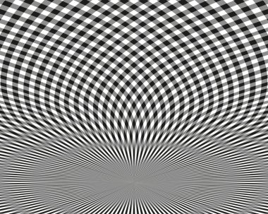 Soyut desen. Vektör çizim. Beyaz bir arka plan üzerinde siyah beyaz resim.