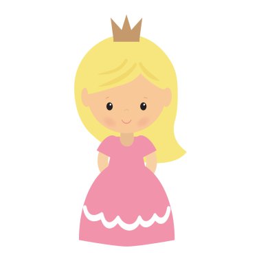 Prenses vektör çizim