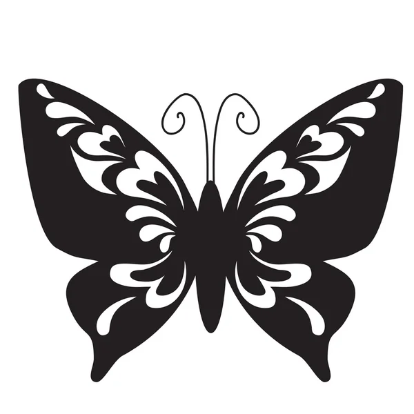 Motýl Vektor Kreslené Ilustrace — Stockový vektor
