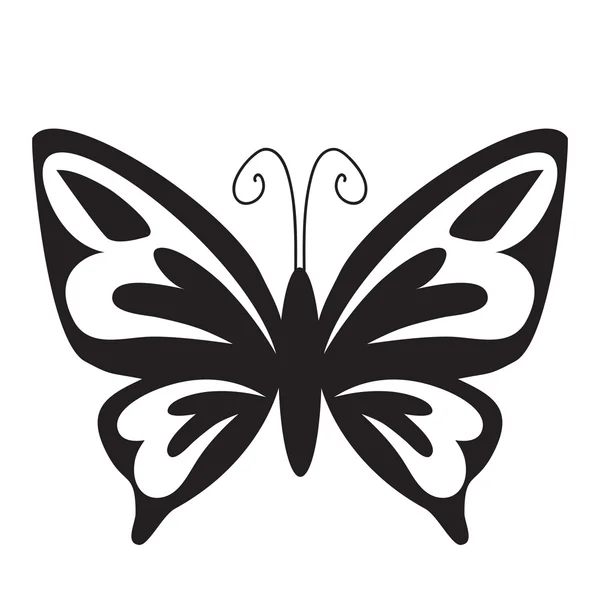 Schmetterling Vektor Cartoon Illustration — Stockvektor