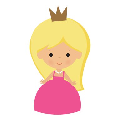 Prenses vektör çizim