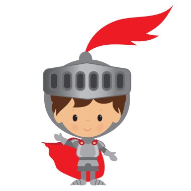 Ortaçağ şövalyesi çizimi