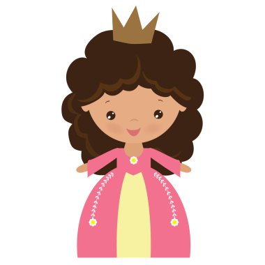 Prenses vektör çizim