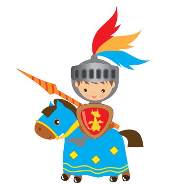 Ortaçağ şövalyesi çizimi