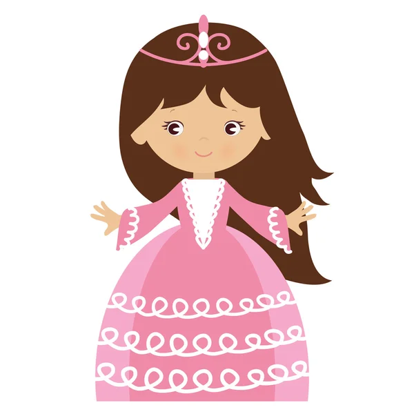 Illustration vectorielle princesse — Image vectorielle