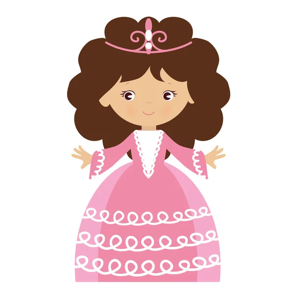 Illustration vectorielle princesse — Image vectorielle