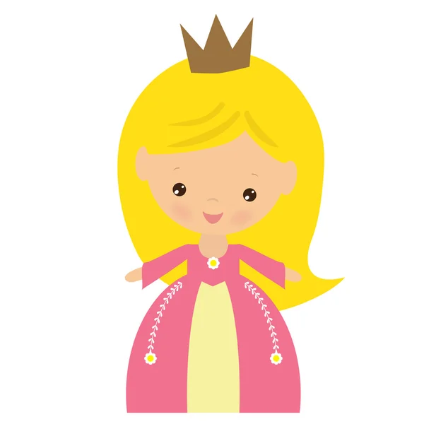 Princesa vector ilustración — Archivo Imágenes Vectoriales