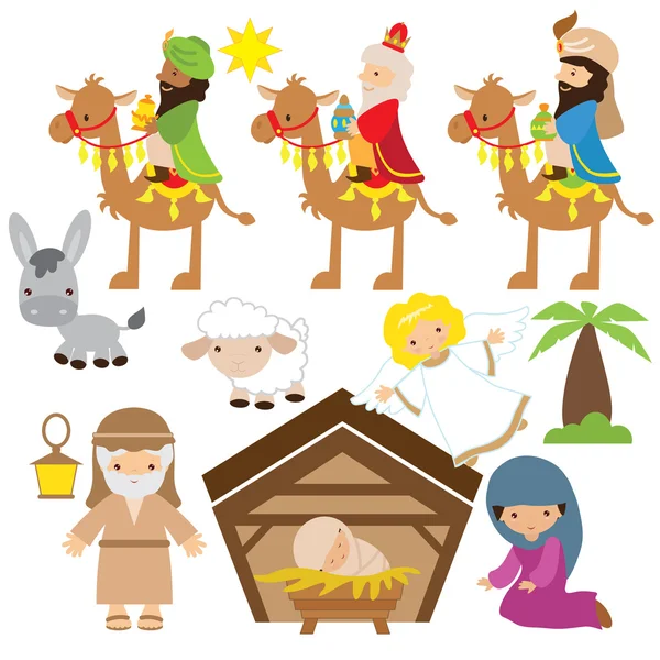 Natividade ilustração vetorial —  Vetores de Stock