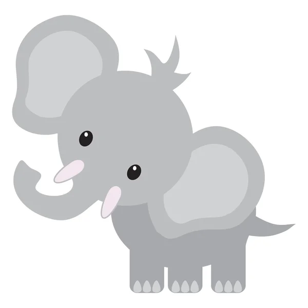 Elefant vektor illustration — Stock vektor