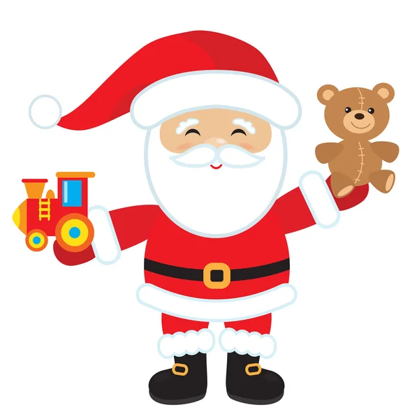 Ilustración vectorial Santa Claus — Vector de stock