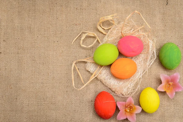 Ovos de Páscoa coloridos — Fotografia de Stock