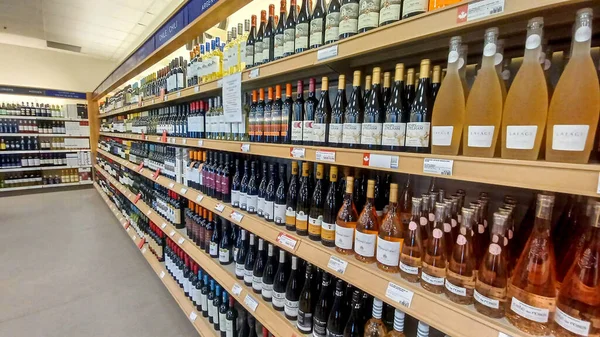 Toronto, ON, Canada -October 5, 2025: Interior view of the alcohol LCBO store in Toronto
