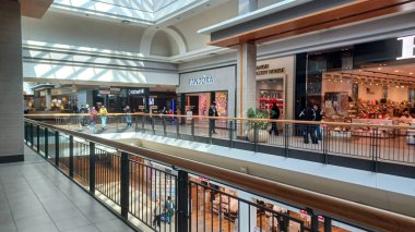 Toronto, ON, Canada - October 4, 2025: Inside view at the CF Fairview outlet shopping mall in Toronto