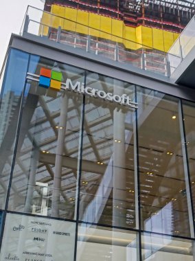 Toronto, ON, Kanada - 10 Eylül 2025: Microsoft Corporation 'ın logosuna bakın.