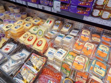 Toronto, ON, Canada - October 5, 2025: View of the deli and cheese department in the Canadian store.