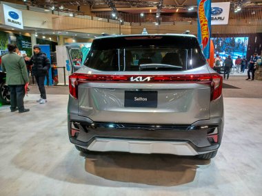 Toronto, ON, Kanada - 16 Şubat 2024: Otomobil 2024 Kanada Otomobil Fuarı 'nda sunuldu