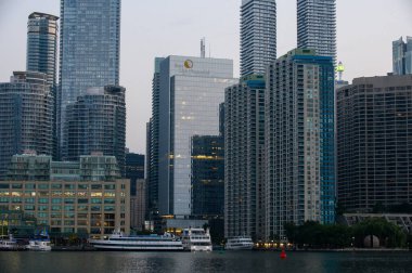 Toronto, ON, Canada  August 30, 2025: View at the Sun Life Financial company sign in Toronto..