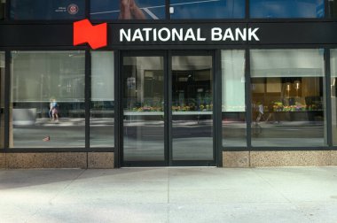 Toronto, ON, Kanada - 30 Ağustos 2025: Kanada Ulusal Bankası logosu.