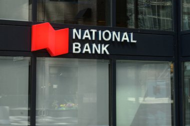 Toronto, ON, Kanada - 30 Ağustos 2025: Kanada Ulusal Bankası logosu.