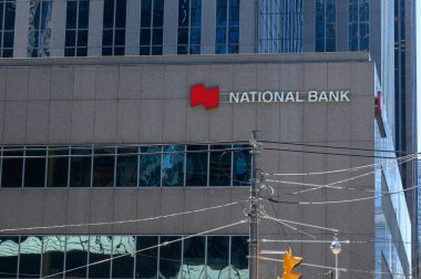 Toronto, ON, Kanada - 30 Ağustos 2025: Kanada Ulusal Bankası logosu.