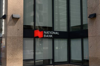 Toronto, ON, Kanada - 30 Ağustos 2025: Kanada Ulusal Bankası logosu.