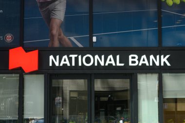 Toronto, ON, Kanada - 30 Ağustos 2025: Kanada Ulusal Bankası logosu.
