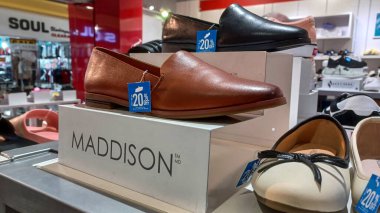 Toronto, ON, Canada - October 5, 2025: Interior view of the American shoe store in Canada.