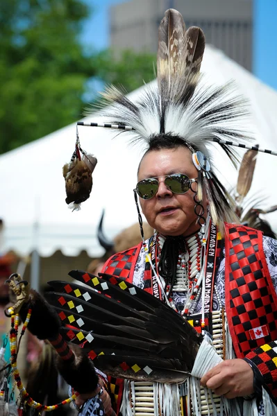 Aboriginal day live celebration In Winnipeg — Stock Photo, Image