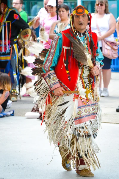 Aboriginal day live celebration In Winnipeg — Stock Photo, Image