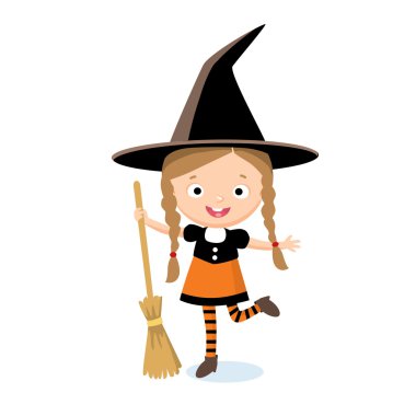 Cadılar Bayramı için kız kostüm