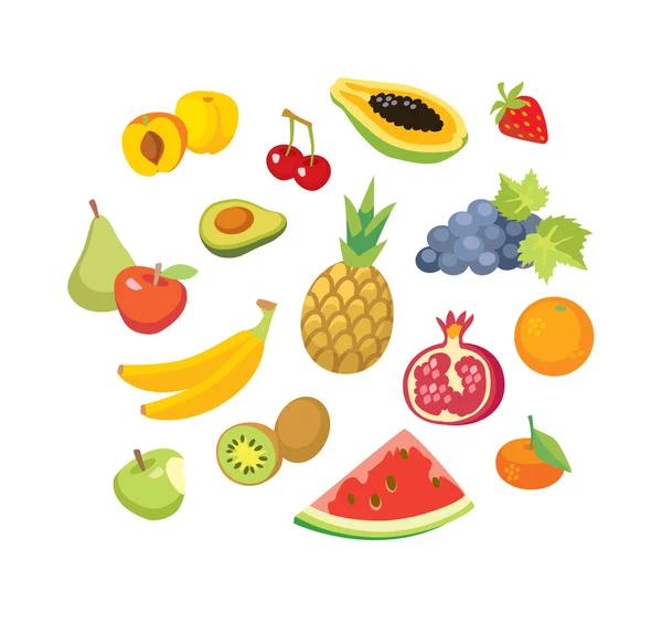 Καρποί και φρούτα — Διανυσματικό Αρχείο