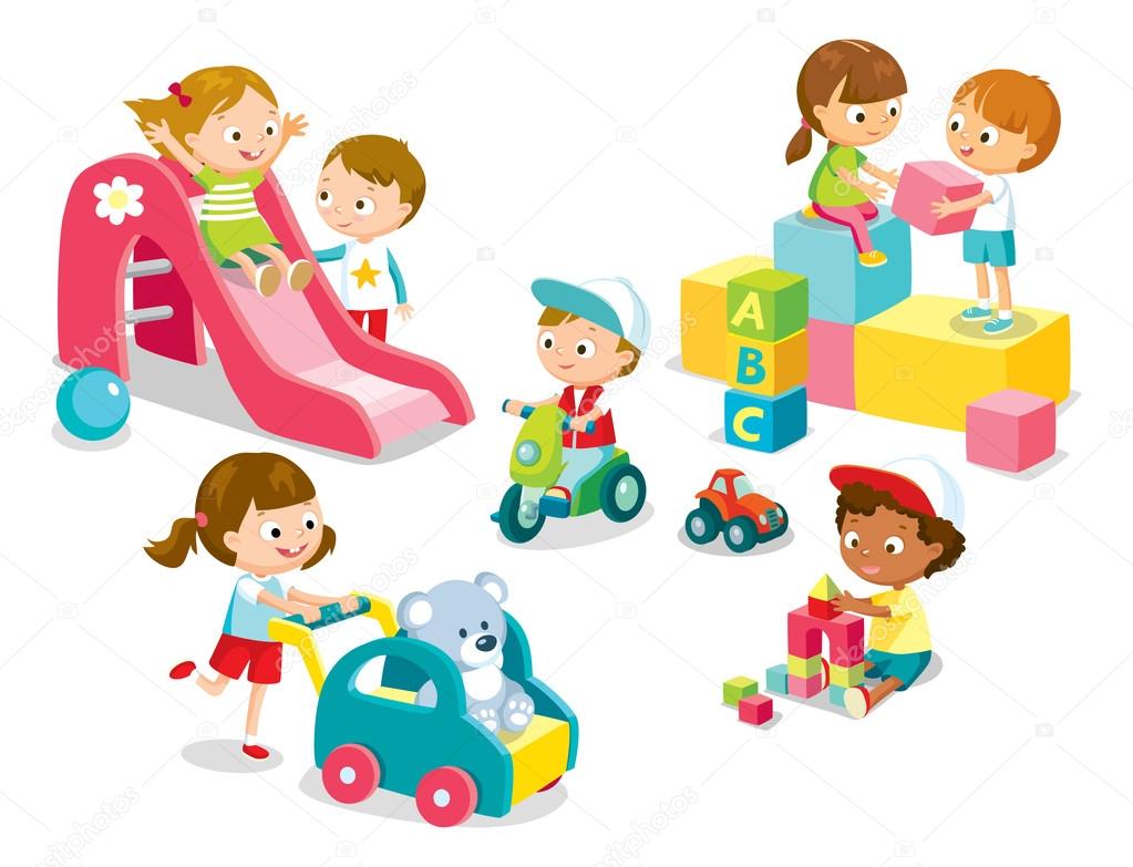 children-s-activity-in-kindergarden-stock-vector-olga1818-110338934