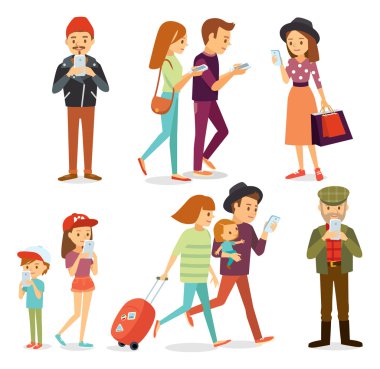 Stil insanlar becerikli alet ile