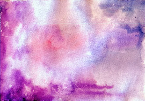 Violetten Aquarell Hintergrund — Stockfoto