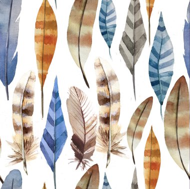 tüyler mavi ve bej paterni