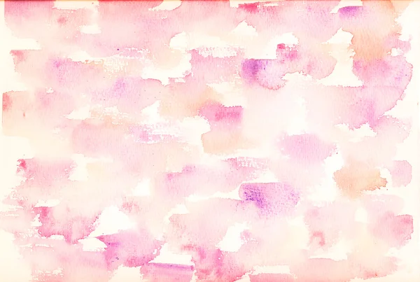 Pink brushes watercolro baackground — Stock Photo, Image