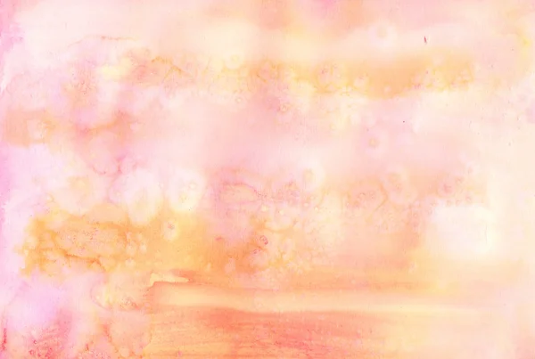 Розовый и персиковый акварель — стоковое фото