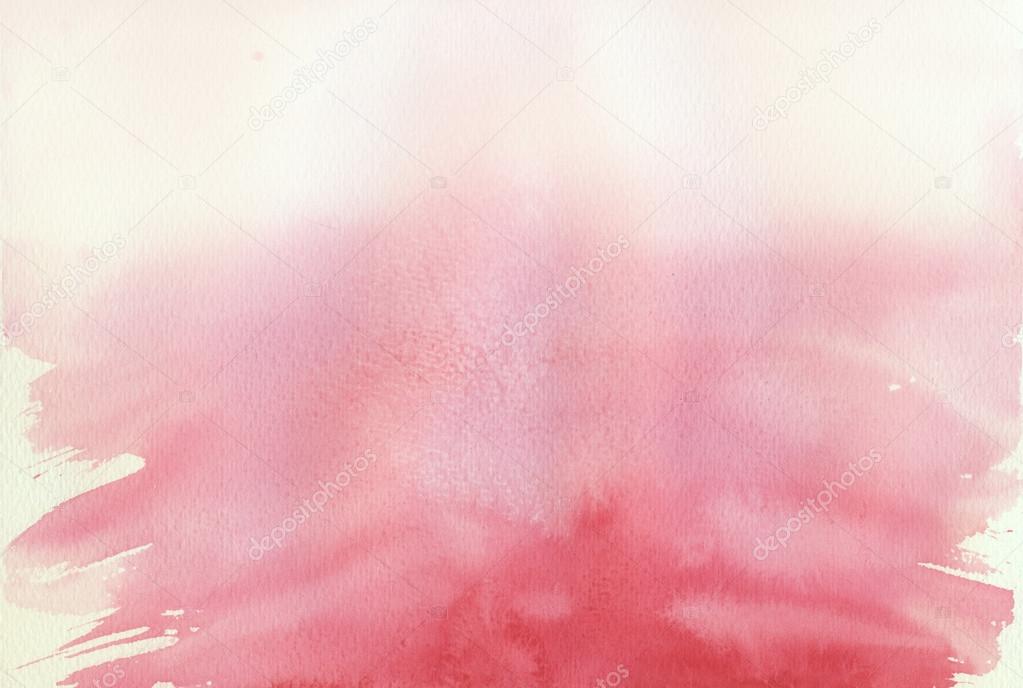 Pink ombre watercolor background