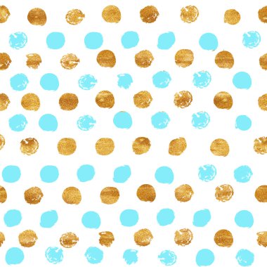 Altın nokta el çizilmiş grafik desen