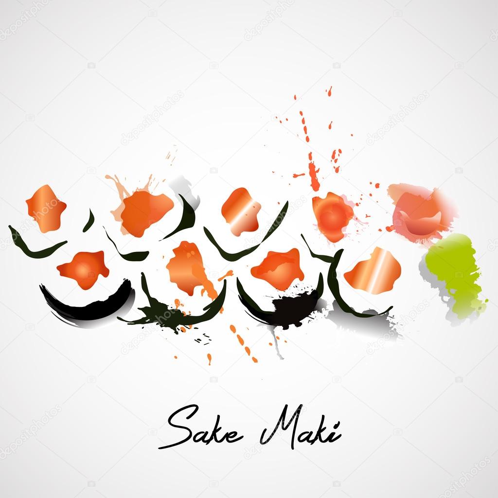 maki with salmon set 
