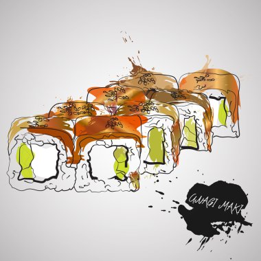 Unagi maki diyet gıda 