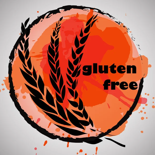 Glutenvrij — Stockvector