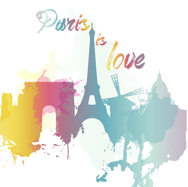 Paris. Vector illustration