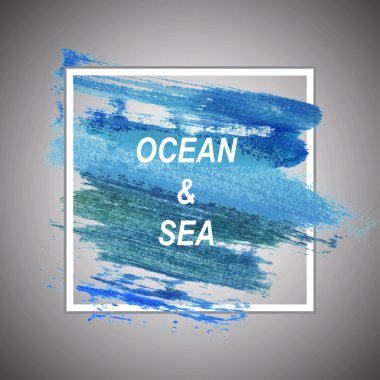 blue painted background
