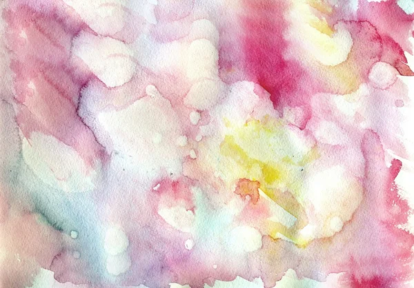 Pink splash watercolor background — Stock Photo, Image