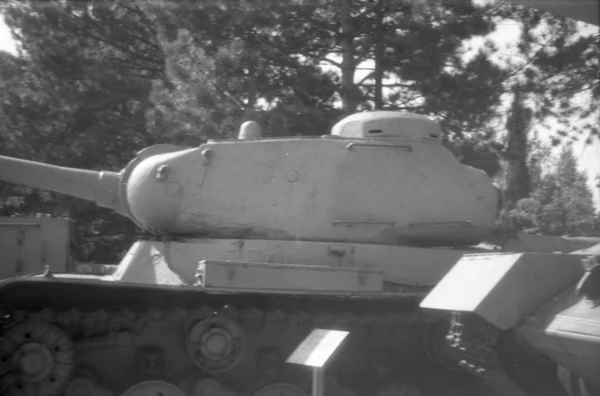 Sowjetischer Panzer Freilichtmuseum Denkmal Für Sowjetische Technologie Der Kriegsjahre — Stockfoto