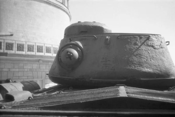 Sowjetischer Panzer Freilichtmuseum Denkmal Für Sowjetische Technologie Der Kriegsjahre — Stockfoto